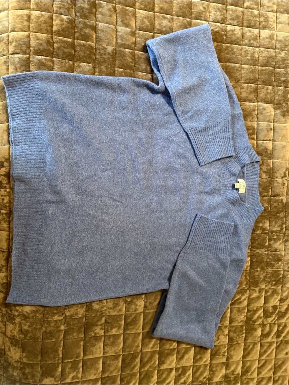 J. Crew Light Blue Women's Crewneck Sweater